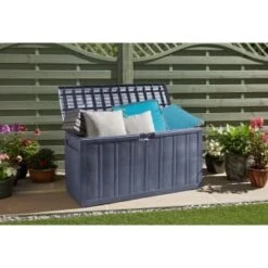 Addis Outdoor Storage Chest 270L -Outdoor Garden Store 381024 addis 270l outdoor storage chest