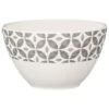 B&M Urban Print Dip Bowl - White -Outdoor Garden Store 381058 urban print dip bowl white
