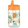 B&M Little Safari Kids Cup With Straw Lid - Orange -Outdoor Garden Store 381254 kids print cup lid and straw boys