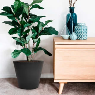 B&M Octavia Planter 28cm - Pewter 3 B&M Octavia Planter 28cm - Pewter - Image 2