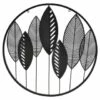 B&M Round Leaf Metal Wall Art -Outdoor Garden Store 392760 round leaf metal wall art