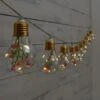 10 Solar Floral Lightbulb String Lights -Outdoor Garden Store 392903 10 solar floral lightbulb string lights