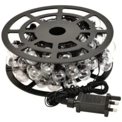 Eveready Mains Powered LED Festoon Bulb String Lights 100pk - Cool White -Outdoor Garden Store 392911 eveready 100 mains operated festoon bulb string lights