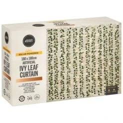 Solar Powered Artificial Ivy Leaf Curtain 180 X 180cm 11 Solar Powered Artificial Ivy Leaf Curtain 180 X 180cm -Outdoor Garden Store 392924 180x180cm solar artificial ivy leaf curtain 5