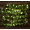 Solar Powered Artificial Ivy Garland 5m -Outdoor Garden Store 392926 5m ivy garland with 60 warm white solar leds1