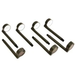 Solar Powered New York Post Lights 8pk -Outdoor Garden Store 392977 8 pack solar powered new york post lights 3