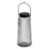 Solar Powered Tinted Glass Lantern -Outdoor Garden Store 393033 solar powered ribbed tinted glass lantern 2