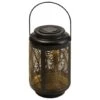 B&M Urban Eden Solar Powered Metal Lantern -Outdoor Garden Store 393057 urban eden solar powered metal lantern