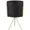 B&M Leaf Embossed Planter On Gold Stand - Black -Outdoor Garden Store 393073 ceramic leaf emboss planter on gold stand black