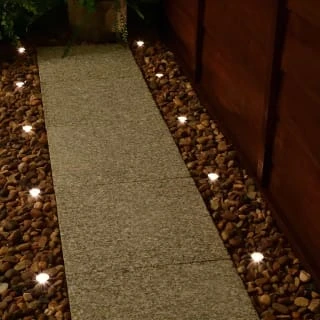 Solar Powered Ground Spotlights 10pk 3 Solar Powered Ground Spotlights 10pk