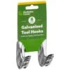 Gardeners Corner Galvanised Tool Hooks 8pk -Outdoor Garden Store 393143 8pk galvanised tool hooks