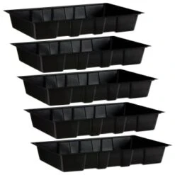 B&M Seed Trays 5pk - Large -Outdoor Garden Store 393175 5 seed trays group