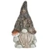 B&M Solar Rustic Gonk Gnome Ornament - Mushroom -Outdoor Garden Store 393242 solar rustic gonk gnome ornament mushroom 2