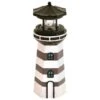 B&M Lighthouse Ornament With Rotating Solar Light - Grey -Outdoor Garden Store 393263 lighthouse ornament with rotating solar light grey 2