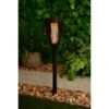 Santorini Flame Effect Post Lights 3pk -Outdoor Garden Store 393326 3 pack santorini flame effect post lights