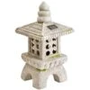 B&M Rustic Pagoda Ornament With Solar LED -Outdoor Garden Store 393435 rustic pagoda ornament with solar led 2