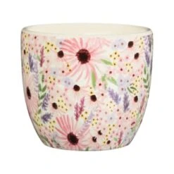 B&M Boho Garden Ceramic Plant Pots 3pk - Flowers -Outdoor Garden Store 393644 3pk boho garden ceramic plant pots flower 3