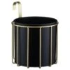 B&M New York Planter With Hook - Gold -Outdoor Garden Store 393659 new york planter with hook gold