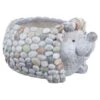 B&M Hedgehog Pebble Planter -Outdoor Garden Store 393674 hedgehog pebble planter