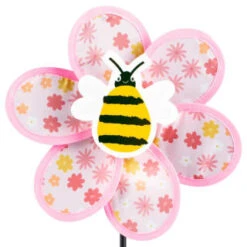 B&M Garden Windmills 3pk -Outdoor Garden Store 393686 girls windmills 3pk bee 2
