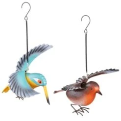 B&M Springy Hanging Bird - Brown 11 B&M Springy Hanging Bird - Brown -Outdoor Garden Store 393690 springy bird hanging group