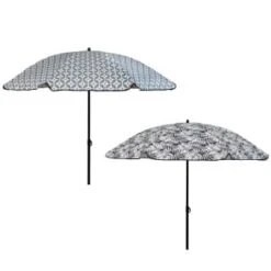 B&M Urban Eden Printed Parasol 1.8m - Geo -Outdoor Garden Store 393760 urban eden 1 8m printed parsasol group