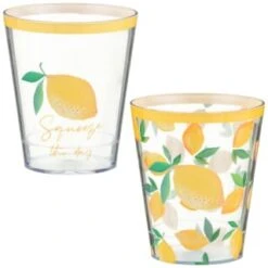 B&M Fruit Print Tumbler - Feeling Fruity -Outdoor Garden Store 394242 fruit print tumbler group