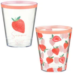 B&M Fruit Print Tumbler - Feeling Fruity -Outdoor Garden Store 394242 fruit print tumbler summer sweet group