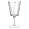 B&M Ridged Wine Glass - Clear -Outdoor Garden Store 394257 ridged wine glass clear