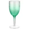 B&M Bloom Fade Wine Glass - Green 1 B&M Bloom Fade Wine Glass - Green -Outdoor Garden Store 394260 bloom fade wine glass green