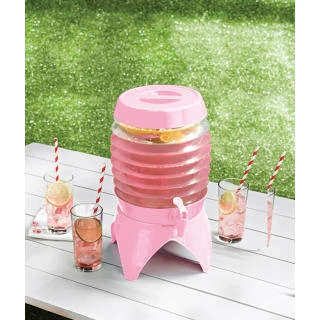 B&M Collapsible Drinks Dispenser 5.4L - Pink 6 B&M Collapsible Drinks Dispenser 5.4L - Pink - Image 4