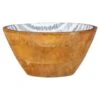 B&M Ocean Air Wooden Bowl - Stripes -Outdoor Garden Store 394287 ocean wooden bowl 3