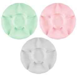 B&M Chip & Dip Bowl - Green -Outdoor Garden Store 394341 chip and dip bowls group