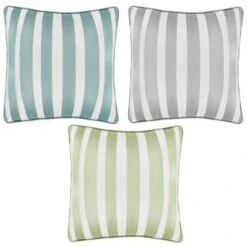 Basic Stripe Scatter Cushion - Blue -Outdoor Garden Store 396025 basic stripe scatter cushion group