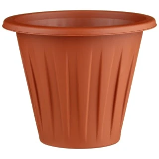 Terracotta Round Planters 3pk 4 Terracotta Round Planters 3pk - Image 2
