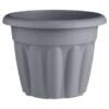 Round Planter 33cm - Grey -Outdoor Garden Store 397065 33cm round planter grey