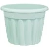 B&M Round Planter 40cm - Sage -Outdoor Garden Store 397071 40cm round planter sage